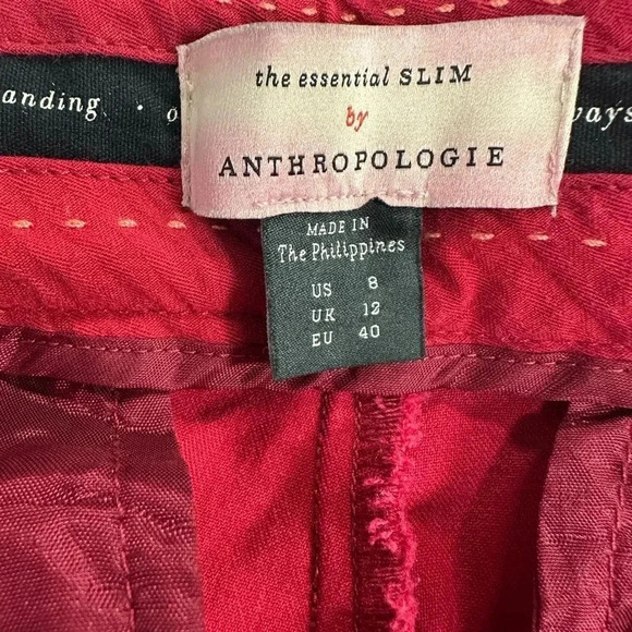 Anthropology The Essential Slim Cropped Pants - Picture 3 of 6